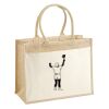 Cotton Pocket Jute Shopper Thumbnail