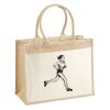 Cotton Pocket Jute Shopper Thumbnail