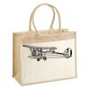 Cotton Pocket Jute Shopper Thumbnail