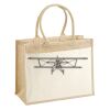 Cotton Pocket Jute Shopper Thumbnail