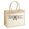 Cotton Pocket Jute Shopper Thumbnail