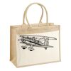 Cotton Pocket Jute Shopper Thumbnail