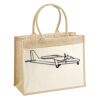 Cotton Pocket Jute Shopper Thumbnail