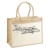 Cotton Pocket Jute Shopper Thumbnail