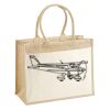 Cotton Pocket Jute Shopper Thumbnail