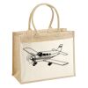 Cotton Pocket Jute Shopper Thumbnail