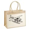 Cotton Pocket Jute Shopper Thumbnail