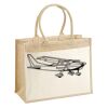 Cotton Pocket Jute Shopper Thumbnail