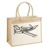 Cotton Pocket Jute Shopper Thumbnail