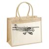 Cotton Pocket Jute Shopper Thumbnail