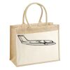 Cotton Pocket Jute Shopper Thumbnail