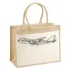 Cotton Pocket Jute Shopper Thumbnail