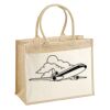 Cotton Pocket Jute Shopper Thumbnail