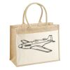 Cotton Pocket Jute Shopper Thumbnail