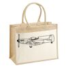 Cotton Pocket Jute Shopper Thumbnail