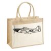 Cotton Pocket Jute Shopper Thumbnail