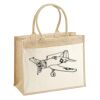 Cotton Pocket Jute Shopper Thumbnail