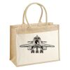 Cotton Pocket Jute Shopper Thumbnail