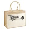 Cotton Pocket Jute Shopper Thumbnail