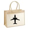 Cotton Pocket Jute Shopper Thumbnail