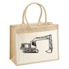 Cotton Pocket Jute Shopper Thumbnail