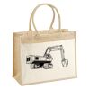 Cotton Pocket Jute Shopper Thumbnail