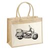 Cotton Pocket Jute Shopper Thumbnail