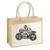 Cotton Pocket Jute Shopper Thumbnail