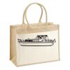 Cotton Pocket Jute Shopper Thumbnail
