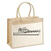 Cotton Pocket Jute Shopper Thumbnail