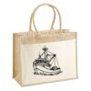 Cotton Pocket Jute Shopper Thumbnail