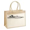 Cotton Pocket Jute Shopper Thumbnail