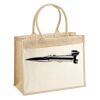 Cotton Pocket Jute Shopper Thumbnail