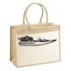 Cotton Pocket Jute Shopper Thumbnail