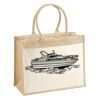 Cotton Pocket Jute Shopper Thumbnail