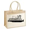 Cotton Pocket Jute Shopper Thumbnail