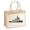 Cotton Pocket Jute Shopper Thumbnail