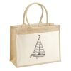 Cotton Pocket Jute Shopper Thumbnail