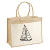 Cotton Pocket Jute Shopper Thumbnail
