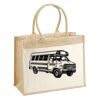 Cotton Pocket Jute Shopper Thumbnail