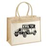 Cotton Pocket Jute Shopper Thumbnail