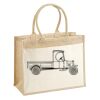 Cotton Pocket Jute Shopper Thumbnail