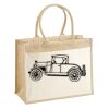 Cotton Pocket Jute Shopper Thumbnail