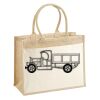 Cotton Pocket Jute Shopper Thumbnail