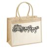 Cotton Pocket Jute Shopper Thumbnail