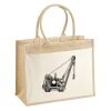 Cotton Pocket Jute Shopper Thumbnail