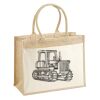 Cotton Pocket Jute Shopper Thumbnail