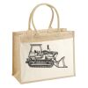 Cotton Pocket Jute Shopper Thumbnail