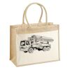 Cotton Pocket Jute Shopper Thumbnail