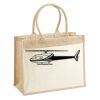 Cotton Pocket Jute Shopper Thumbnail